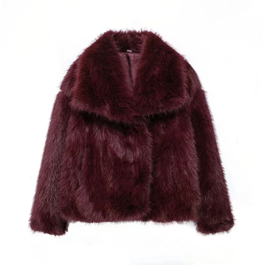 Aurora Luxe Faux Fur Coat