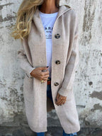 Frida - Elegant long knit cardigan
