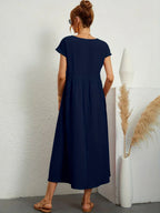 Gabrielle | Flowing Midi Dress with Timeless Elegance