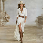 Hayley | Belted Shirt Dress