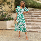 Innova - V Neck Midi Dress