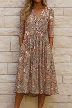 Julia | V-Neck Flow Dress