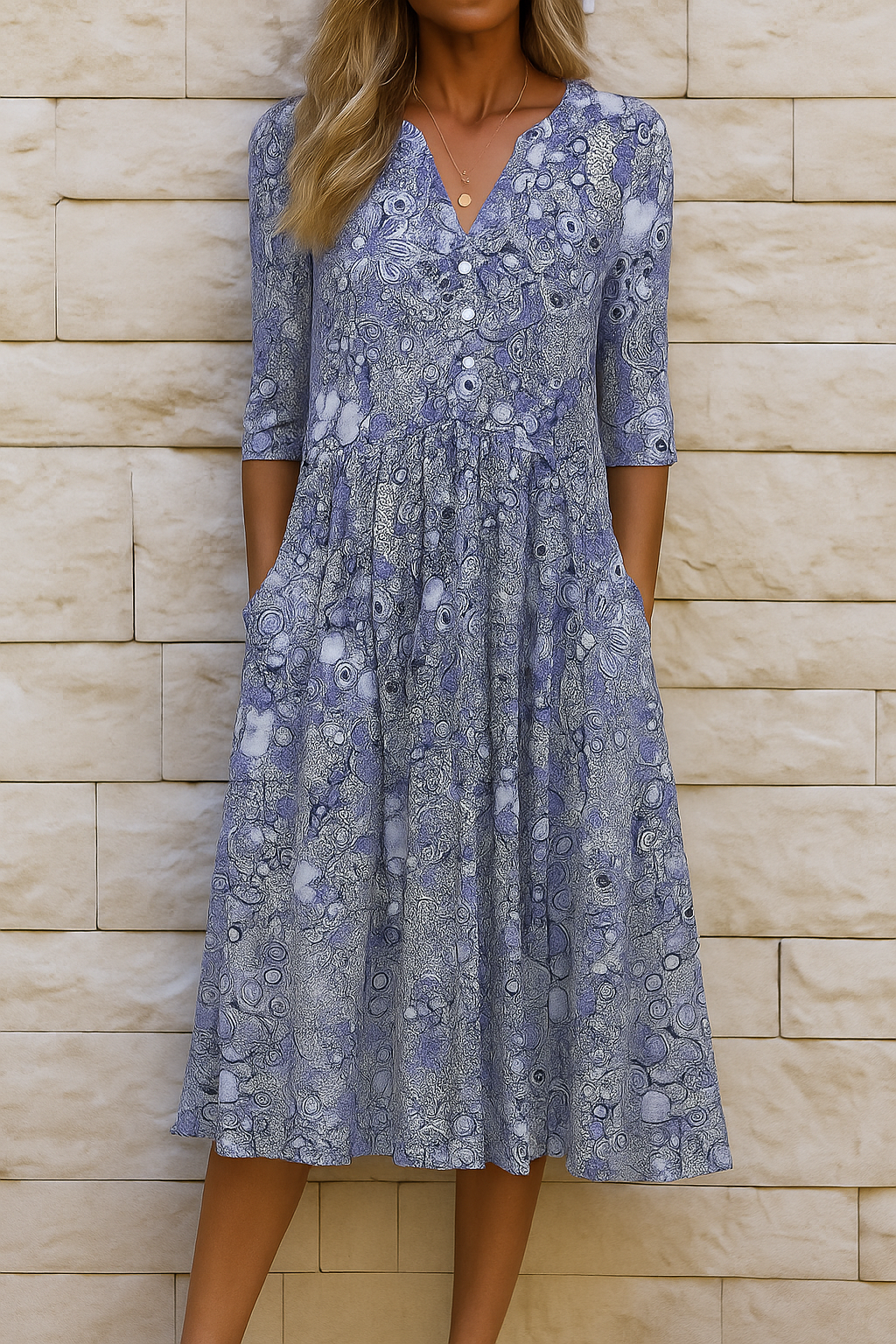 Julia | V-Neck Flow Dress