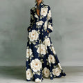 Lanna – Floral Button Maxi Dress