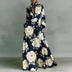 Lanna – Floral Button Maxi Dress