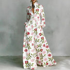 Lanna – Floral Button Maxi Dress