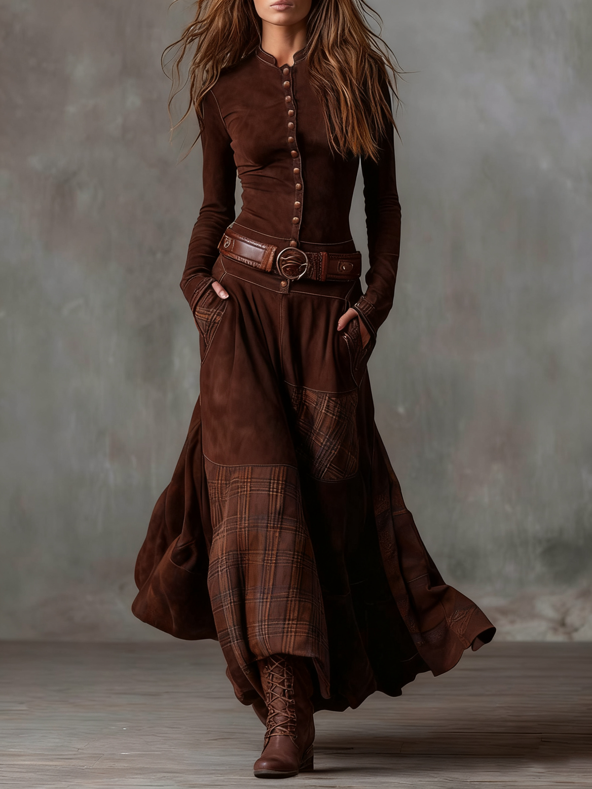 Michelle | Belted Dress