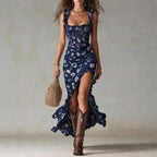 Mika | Boho Retro Maxi Dress