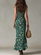 Mika | Boho Retro Maxi Dress