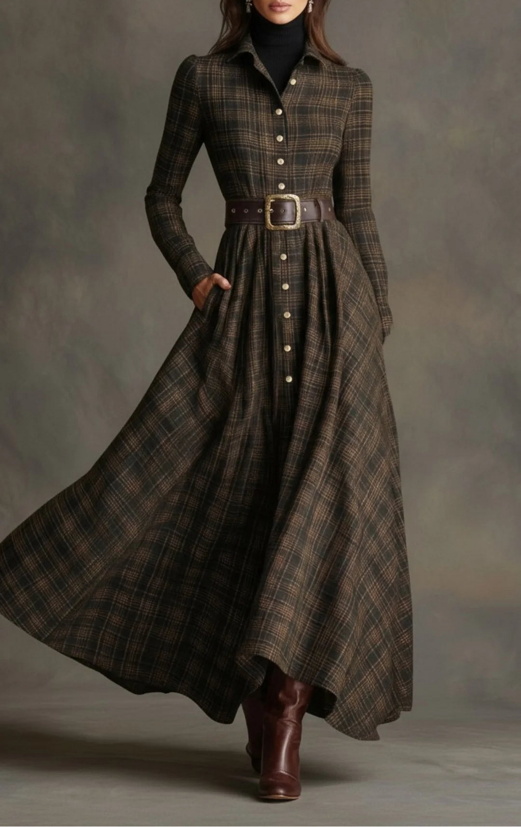 Millie | Belted Shirt Dress