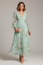 Prescela | Floral Midi Dress