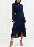 Vera | Elegant Pleated Dress