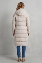 Women's Cozy Longline Puffer Jacket – Clover