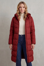 Women's Cozy Longline Puffer Jacket – Clover