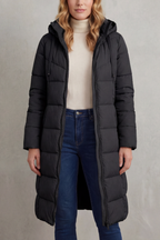 Women's Cozy Longline Puffer Jacket – Clover
