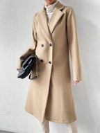 Women's Double Button Lapel Coat – Sybilla