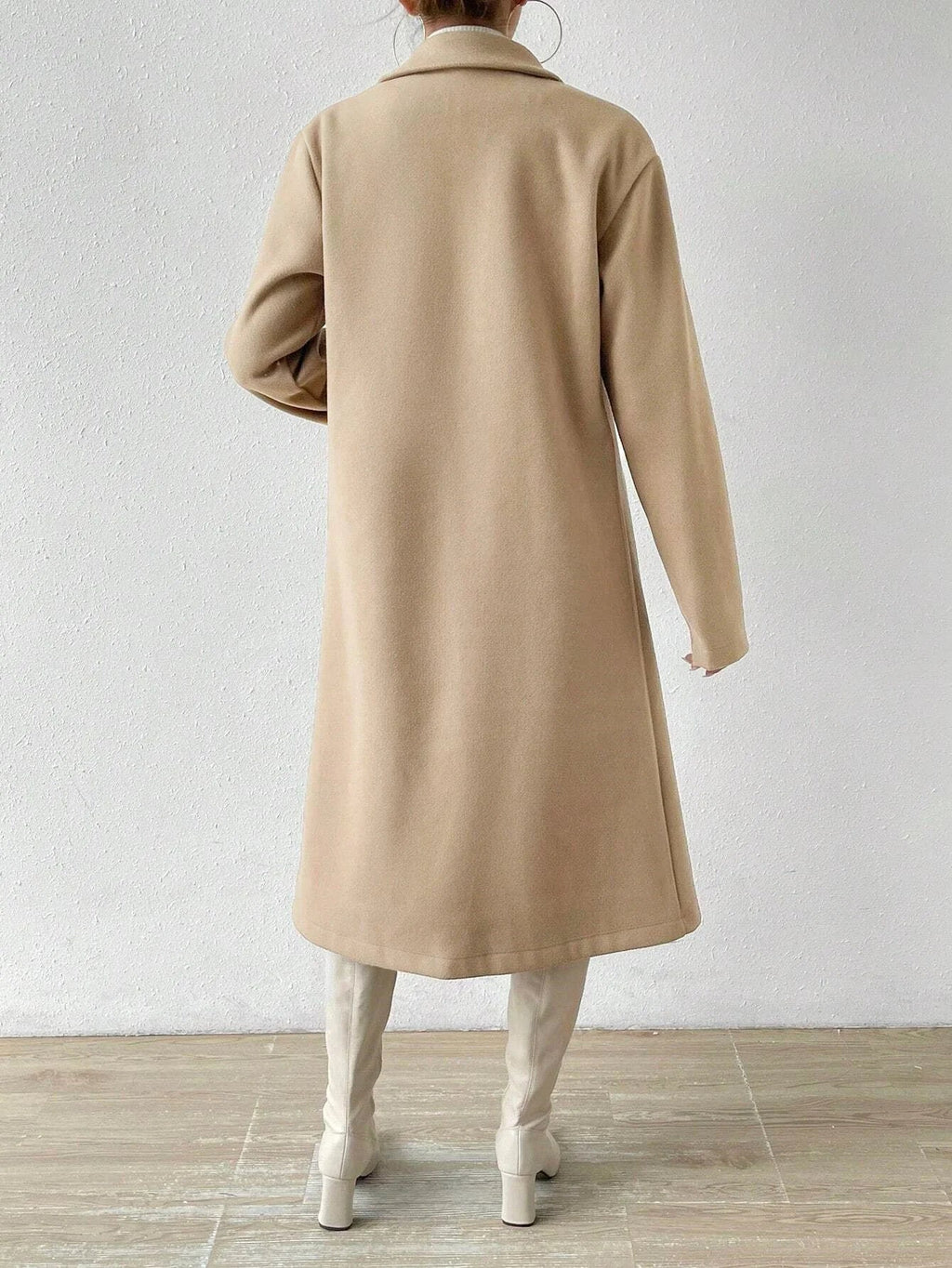 Women's Double Button Lapel Coat – Sybilla