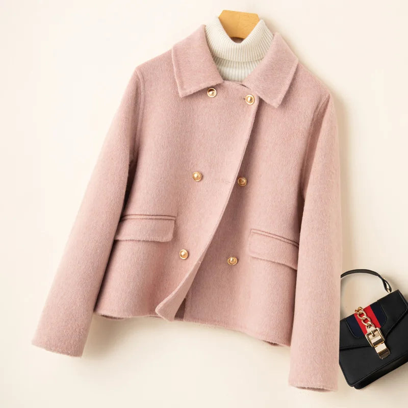 Women's Double-Faced Cashmere Coat – Eloise