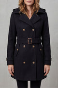 Women's Hooded Trench Coat, Custom Tailored Fit – Kaia