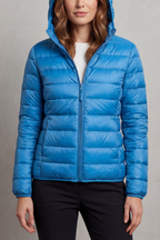 Women's Lightweight Packable Hooded Puffer Jacket – Winslet