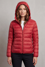Women's Lightweight Packable Hooded Puffer Jacket – Winslet