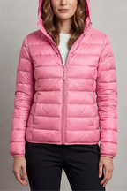 Women's Lightweight Packable Hooded Puffer Jacket – Winslet