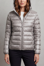 Women's Lightweight Packable Hooded Puffer Jacket – Winslet