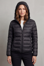 Women's Lightweight Packable Hooded Puffer Jacket – Winslet
