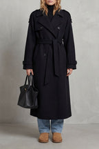 Women's Oversized Wool Trench Coat – Saoirse