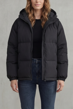 Women's Quilted Hooded Puffer Jacket for Ultimate Warmth – Wren