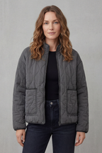 Women's Quilted Puffer Jacket with Stylish Silhouette – Rosalind