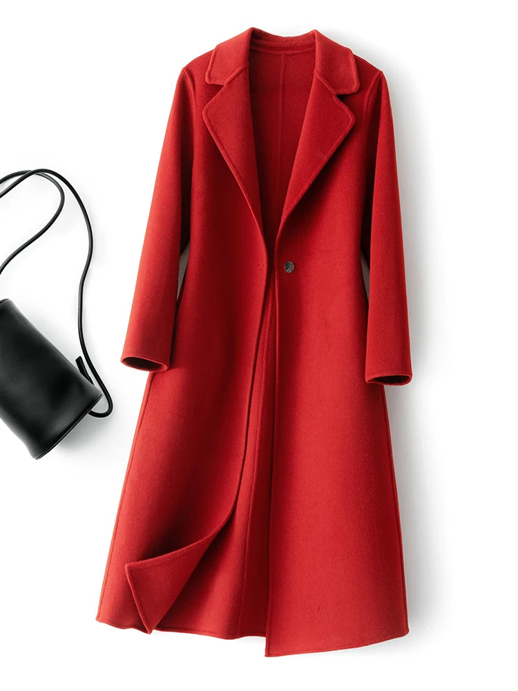 Women's Reversible 100% Wool Coat – Cordelia