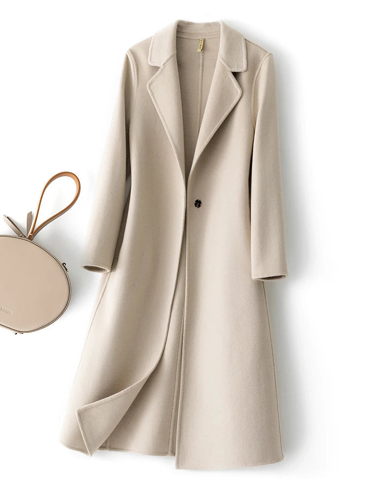 Women's Reversible 100% Wool Coat – Cordelia