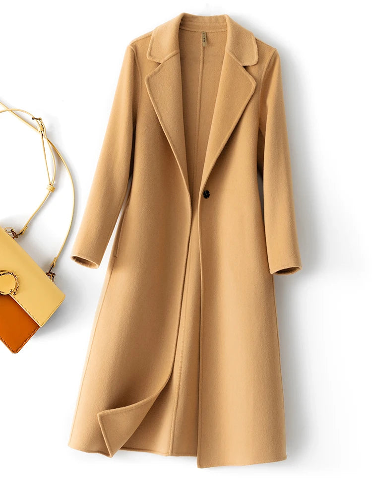 Women's Reversible 100% Wool Coat – Cordelia