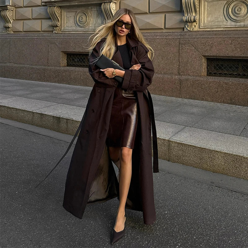 Women's Vintage Belted Trench Coat – Millicent