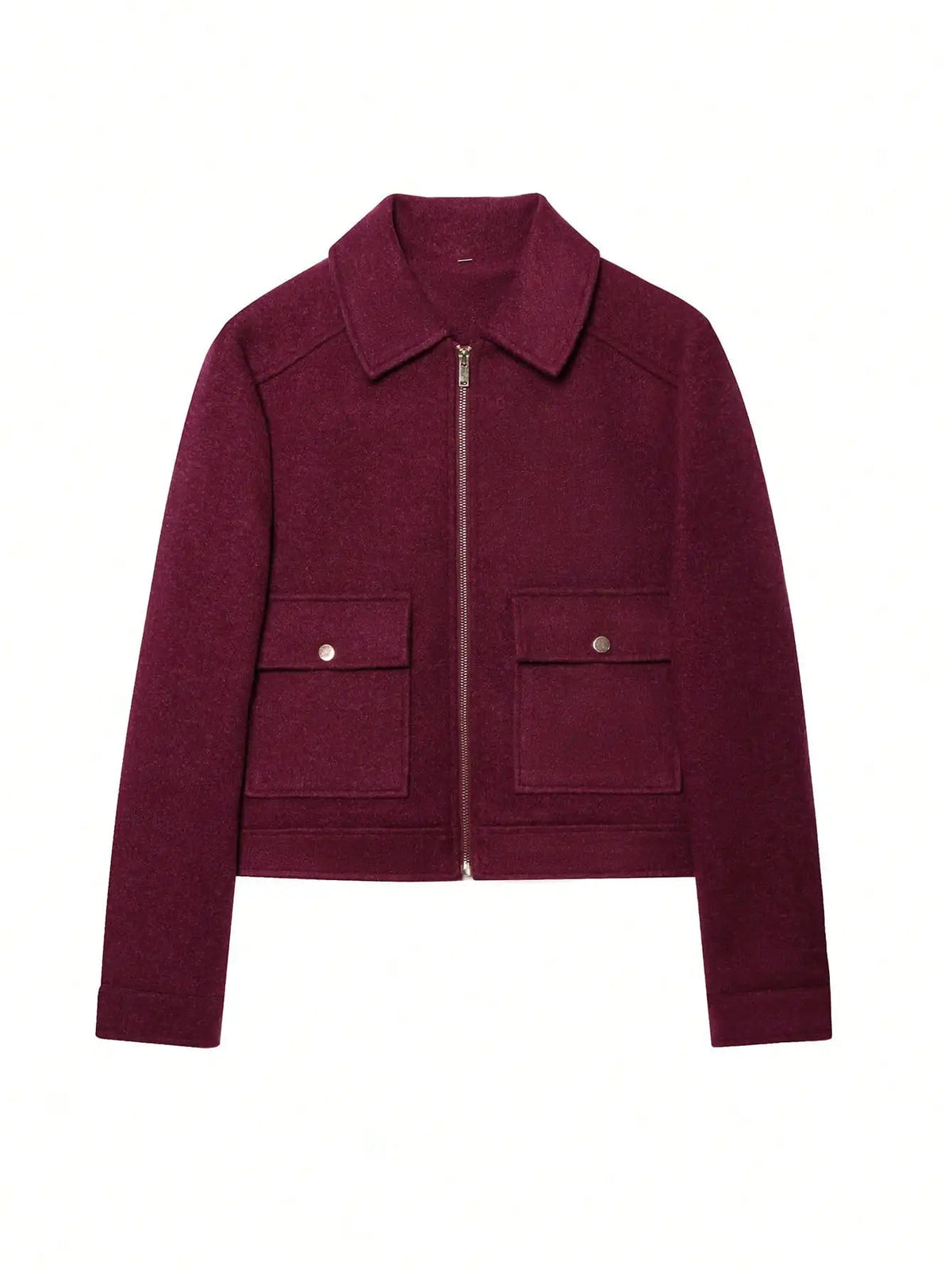 Women's Vintage Stand Collar Wool Coat – Rowena