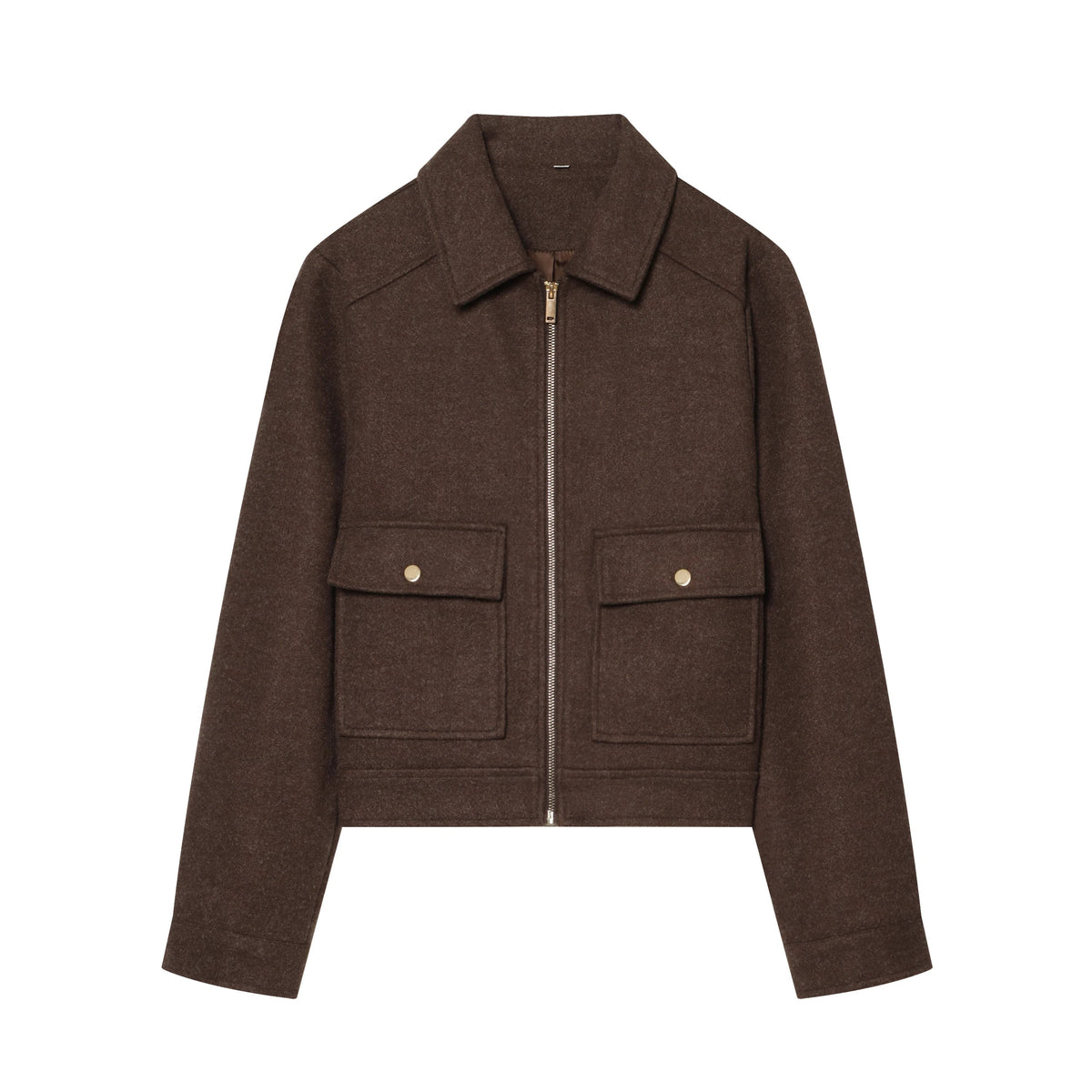 Women's Vintage Stand Collar Wool Coat – Rowena
