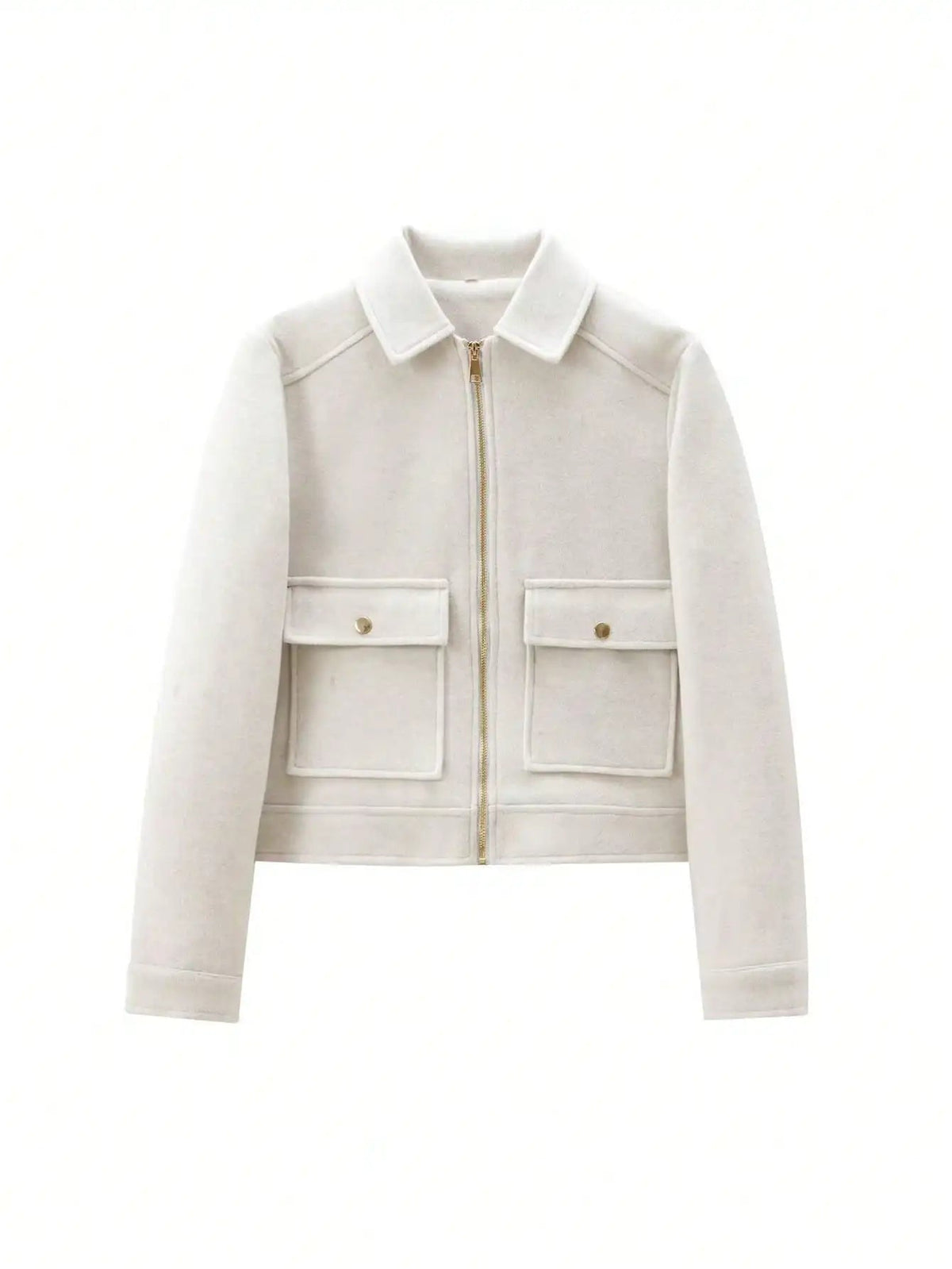 Women's Vintage Stand Collar Wool Coat – Rowena