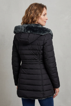 Women's Winter Parka Coat with Faux Fur Lining – Ophelia