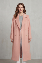 Women's Wool Blend Double-Breasted Coat – Elspeth