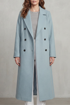 Women's Wool Blend Double-Breasted Coat – Elspeth